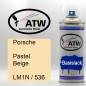 Preview: Porsche, Pastel Beige, LM1N / 536: 400ml Sprühdose, von ATW Autoteile West.